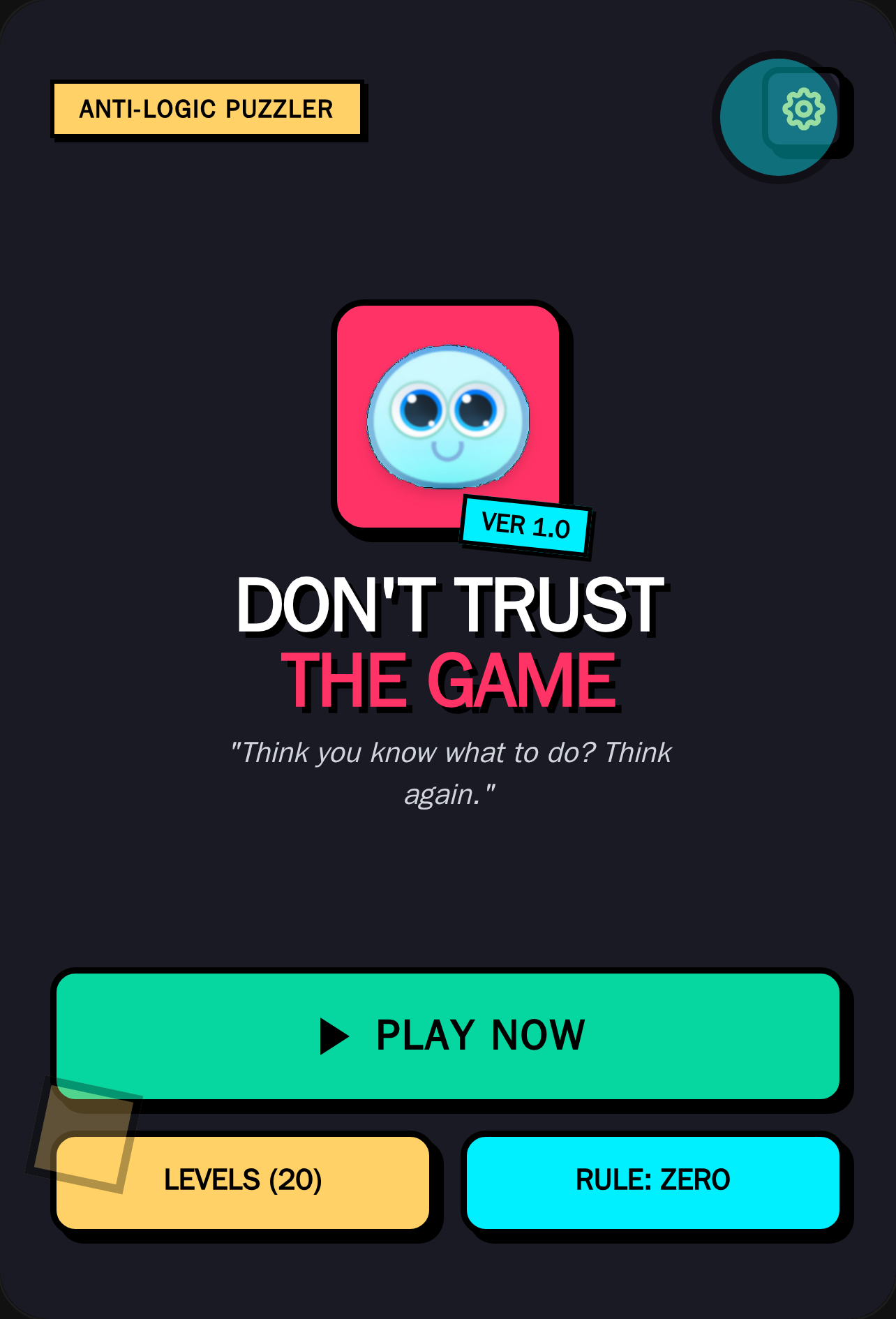 DON'T TRUST THE GAME cover