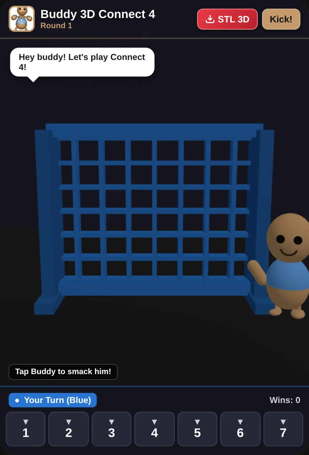 Kick The Buddy 3D Model & STL Viewer cover