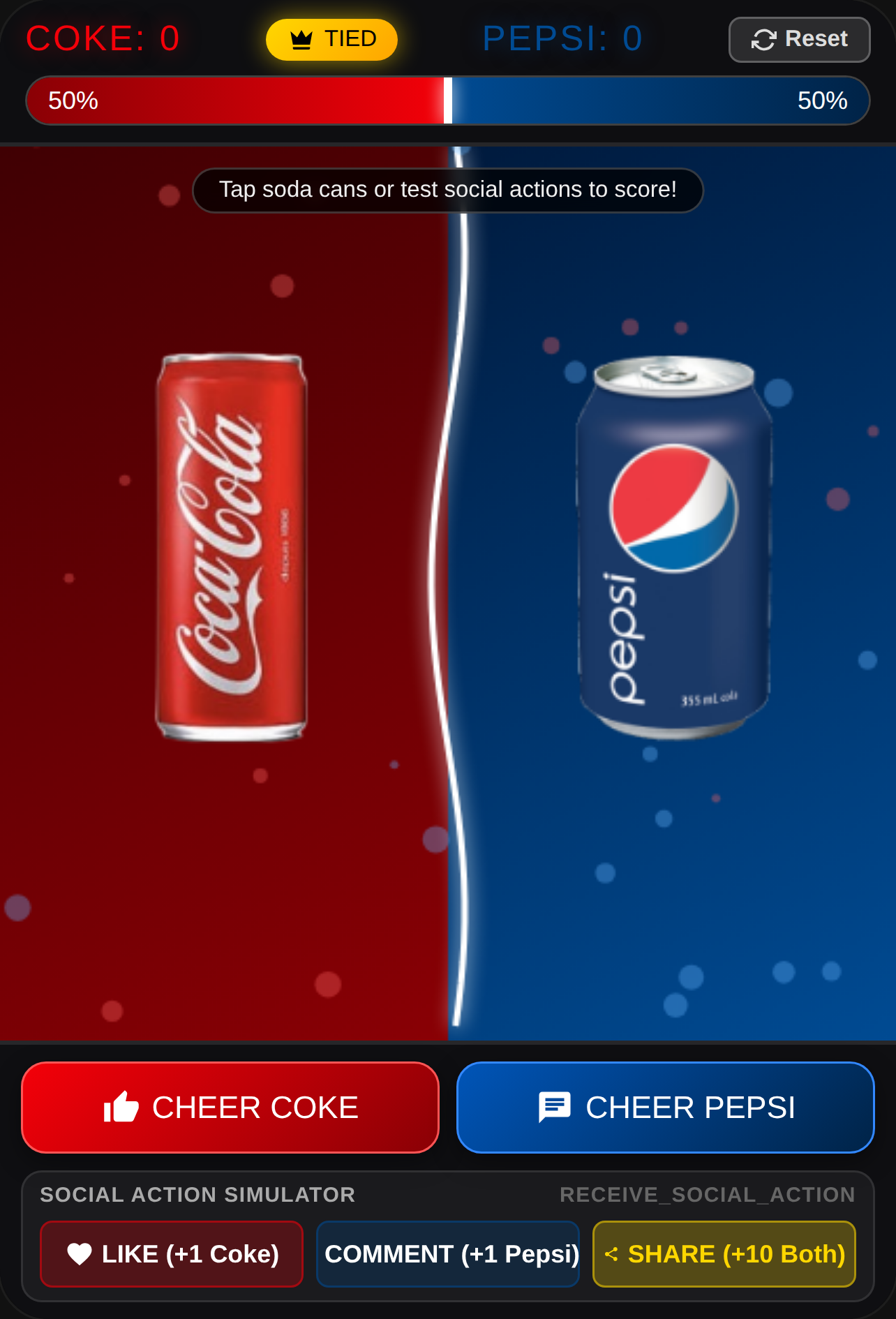 Coke vs Pepsi — Cola Battle Arena pls help coke win 🙏 🙏 🙏 cover