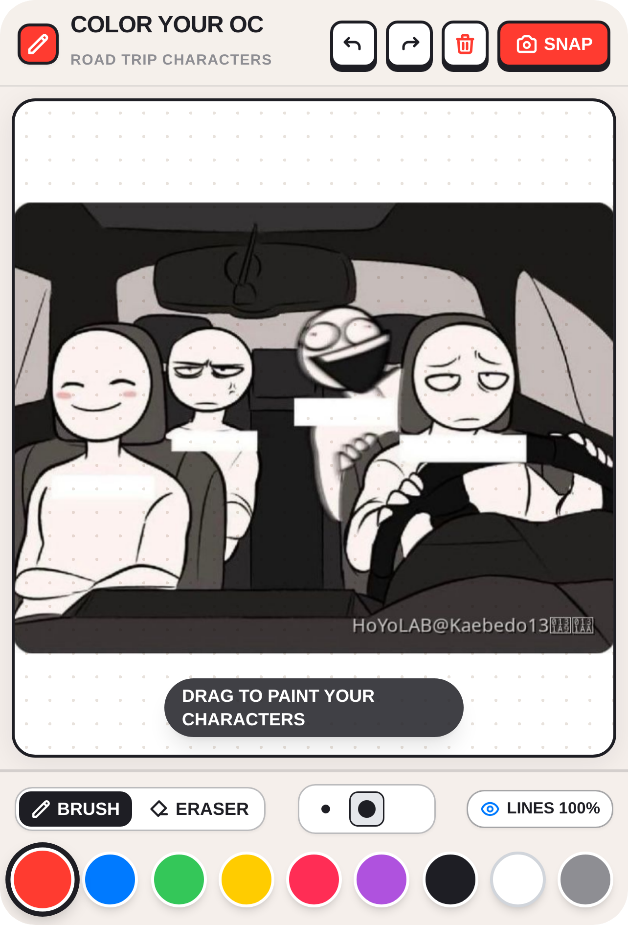 Draw Your Character - Road Trip Studio cover