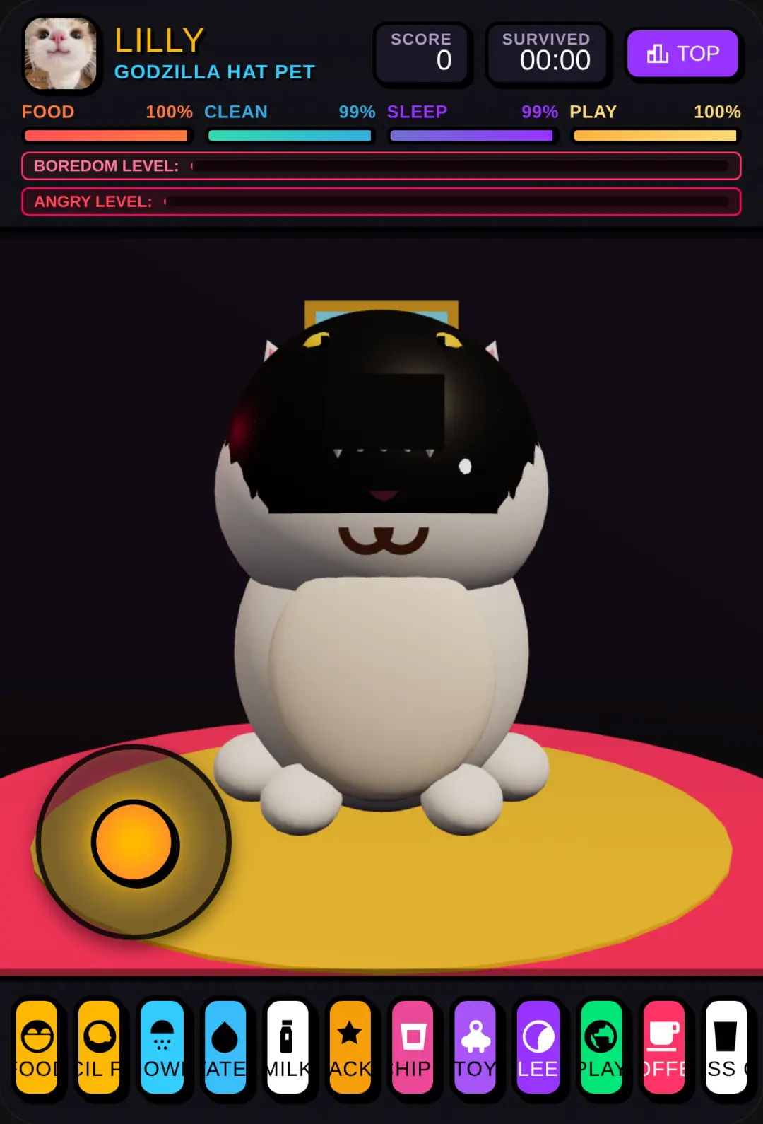 Lilly: 3D Godzilla Pet Cat cover