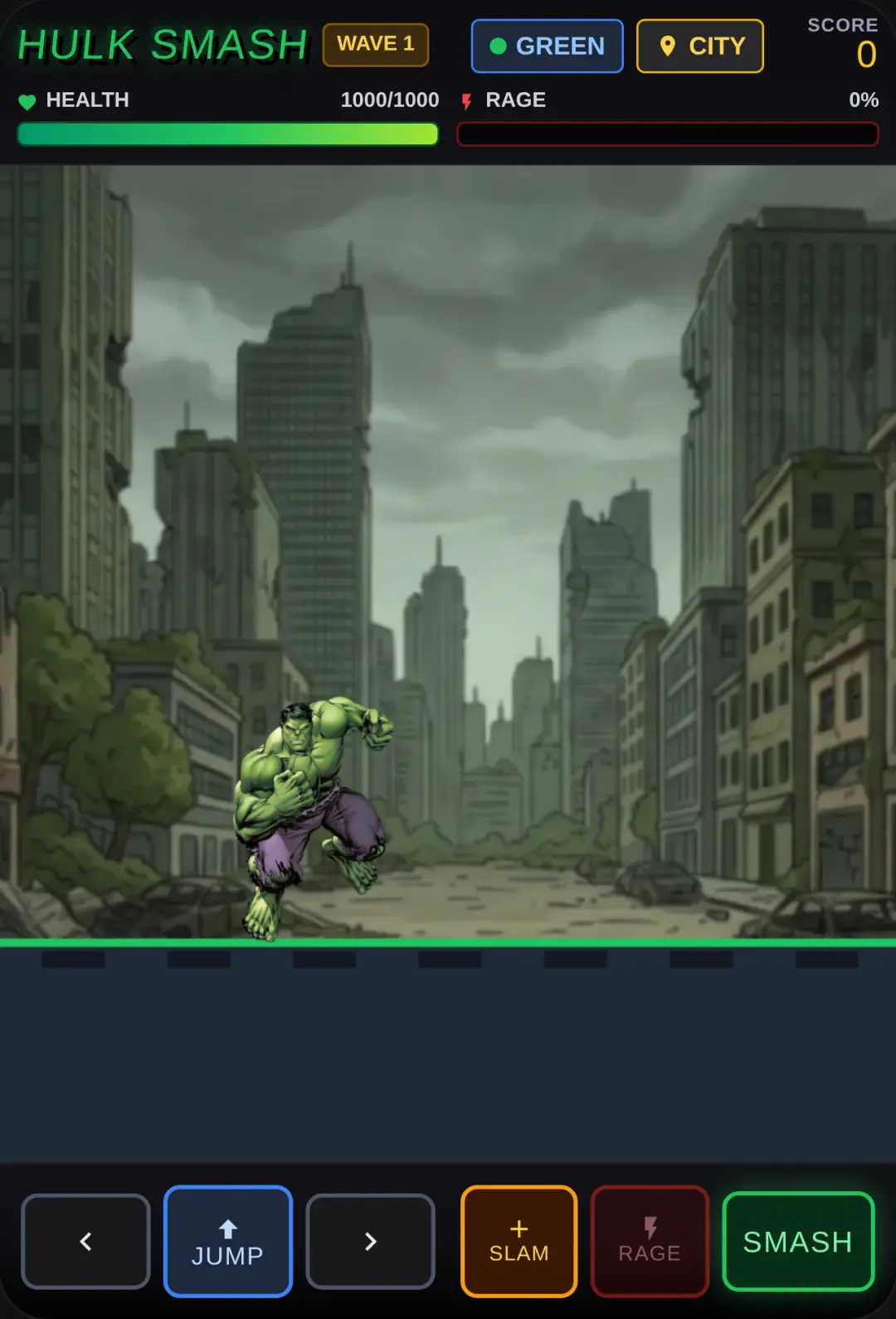 The Incredible Hulk: Game of Smash cover