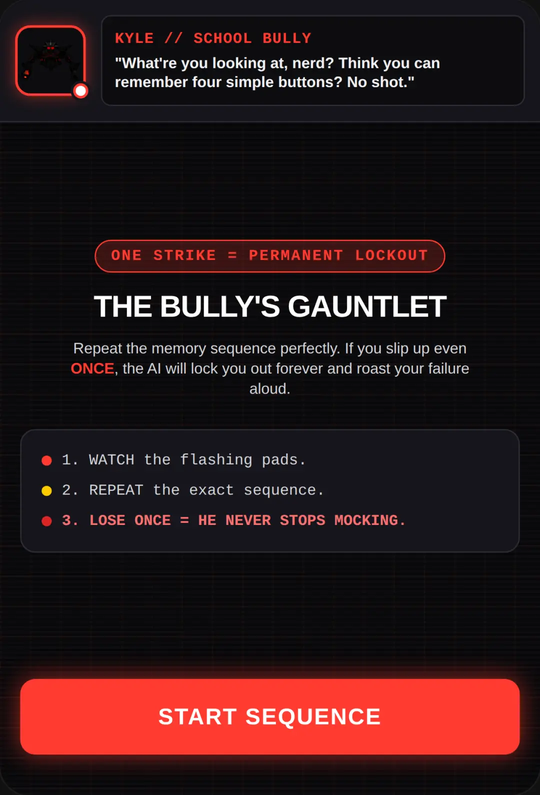 The Bully AI - Memory Lockdown cover