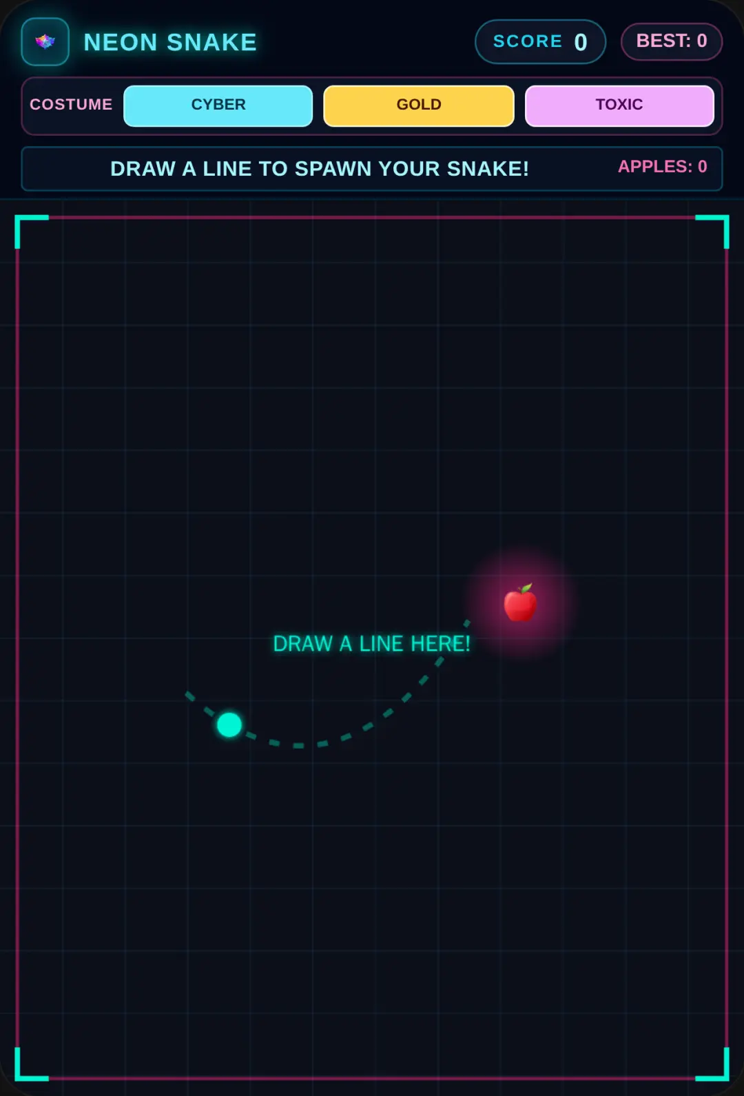 Neon Snake Draw cover