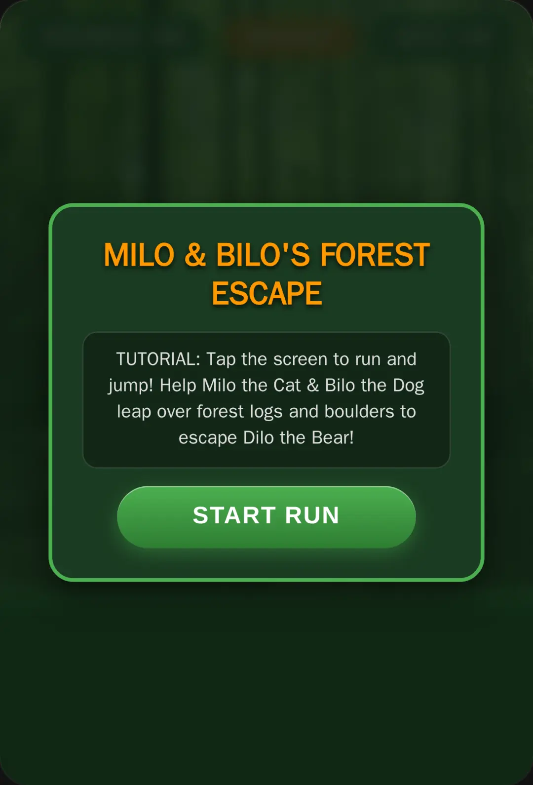 Milo & Bilo's:Forest Escape cover