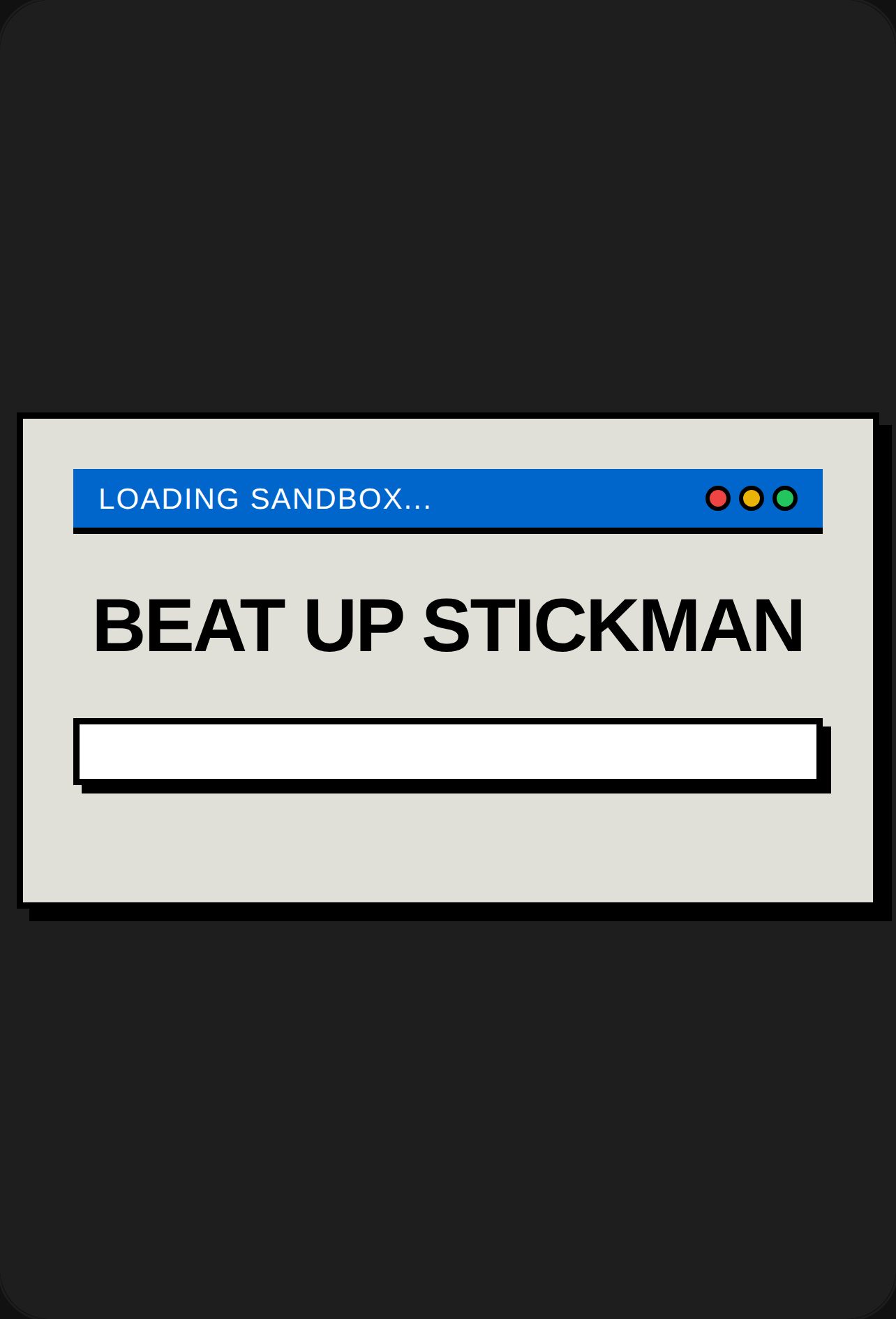 Beat Up Stickman Sandbox cover