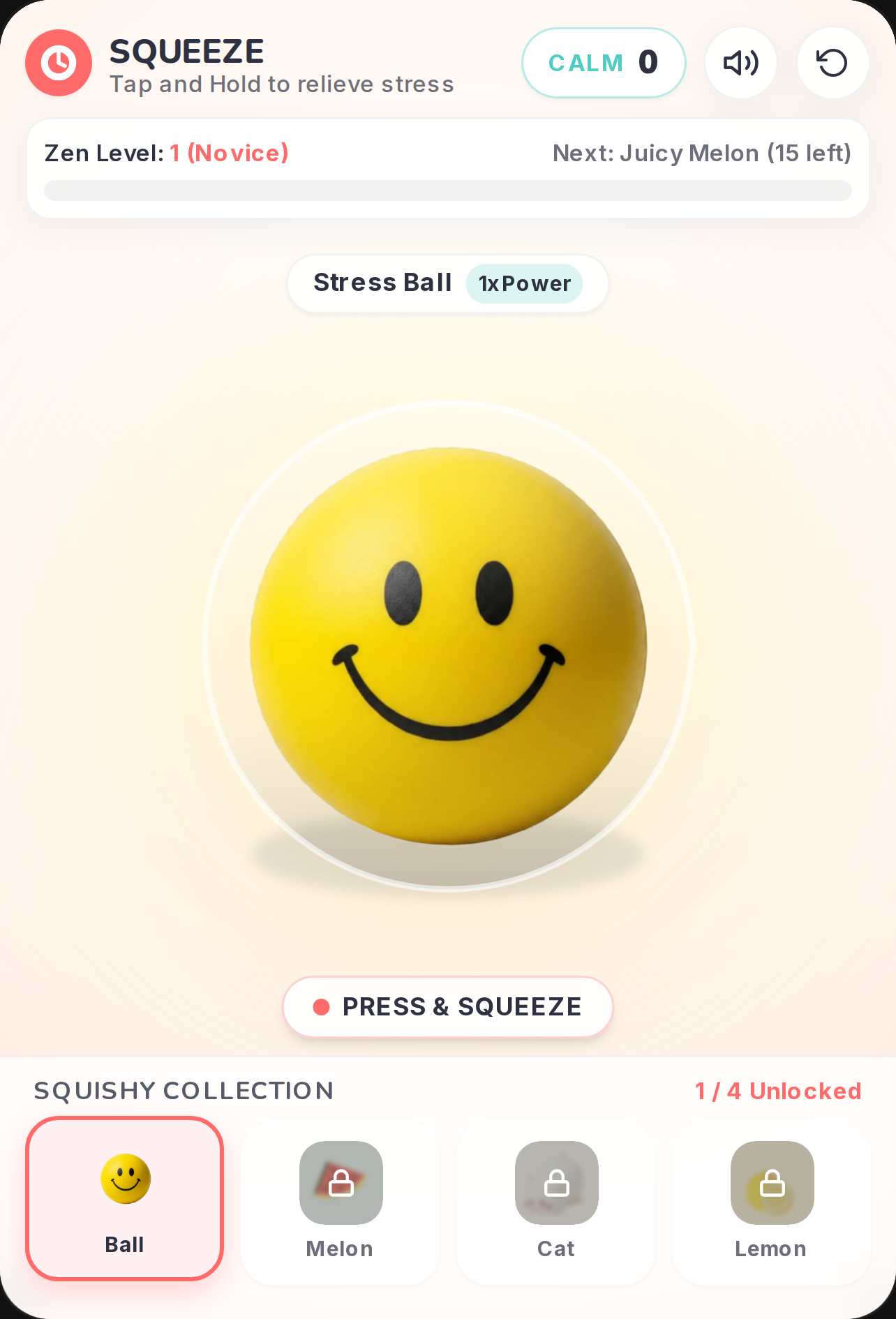 Squeeze - Stress Relief Sandbox cover