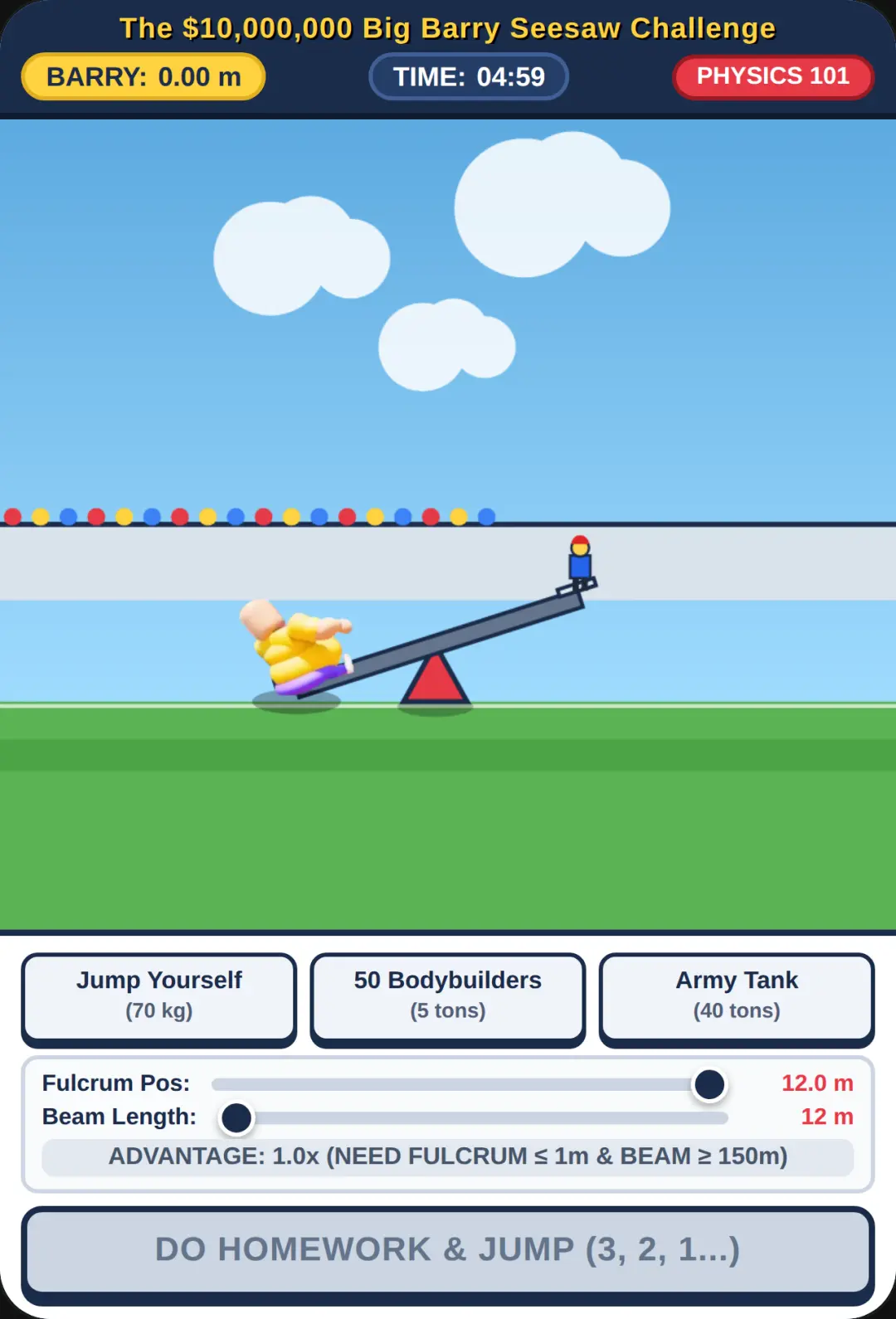 The $10,000,000 Big Barry Seesaw Challenge cover