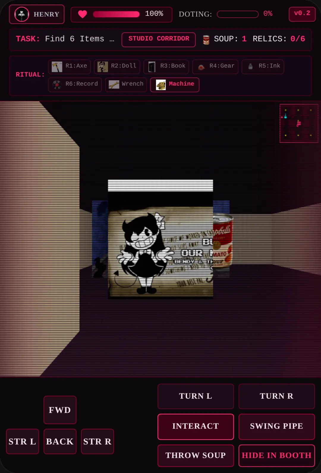 Yandere Bendy: The Ink Sekai v0.2 cover
