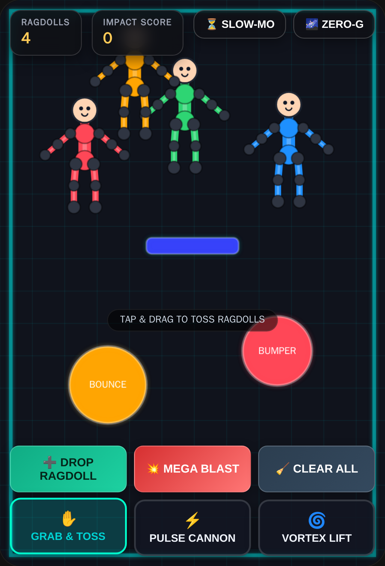 2D Ragdoll Physics & Gore Sandbox cover