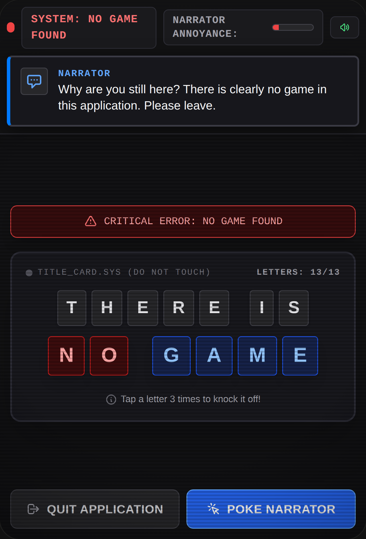 There Is No Game cover