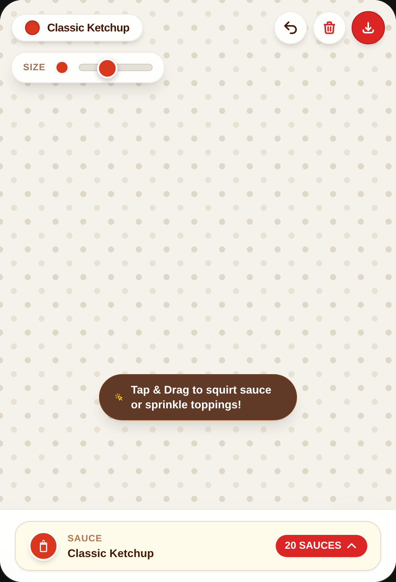 Condiment & Sprinkle Paint cover