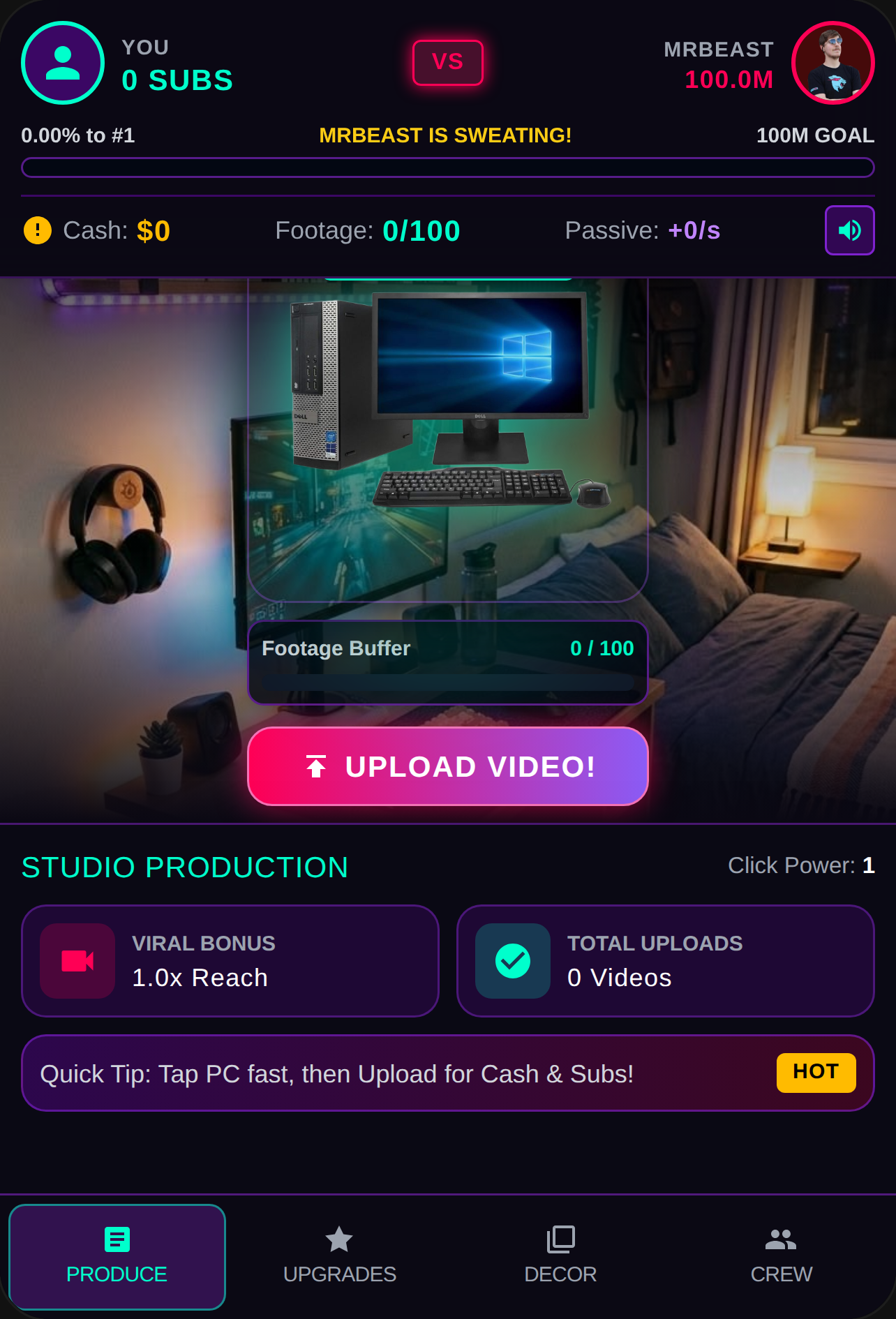Streamer Tycoon: Beat MrBeast cover