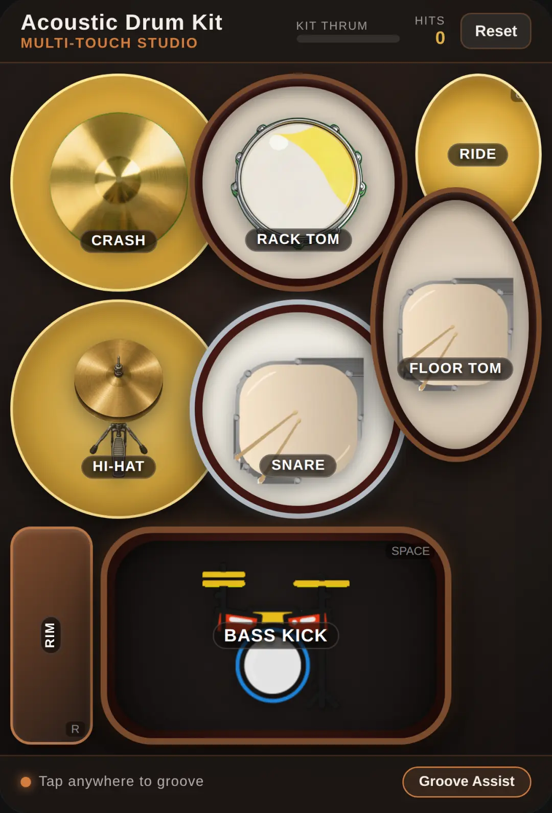 Acoustic Wood Drum Studio cover