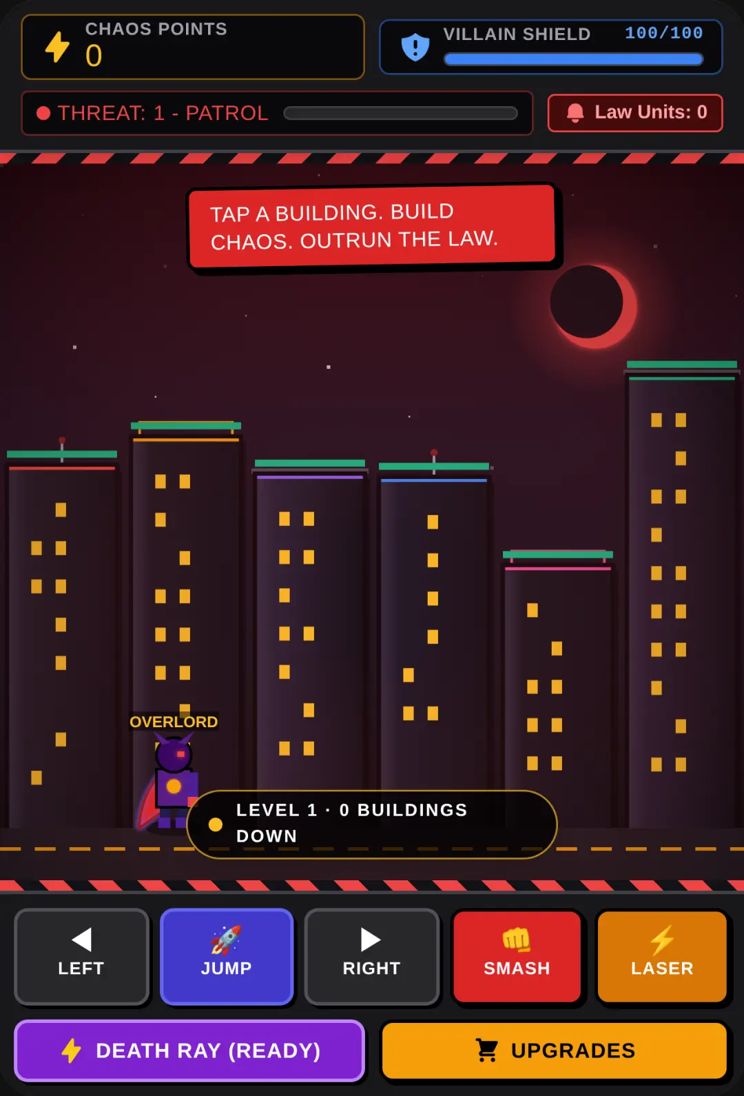 SUPERVILLAIN: CITY SMASH cover
