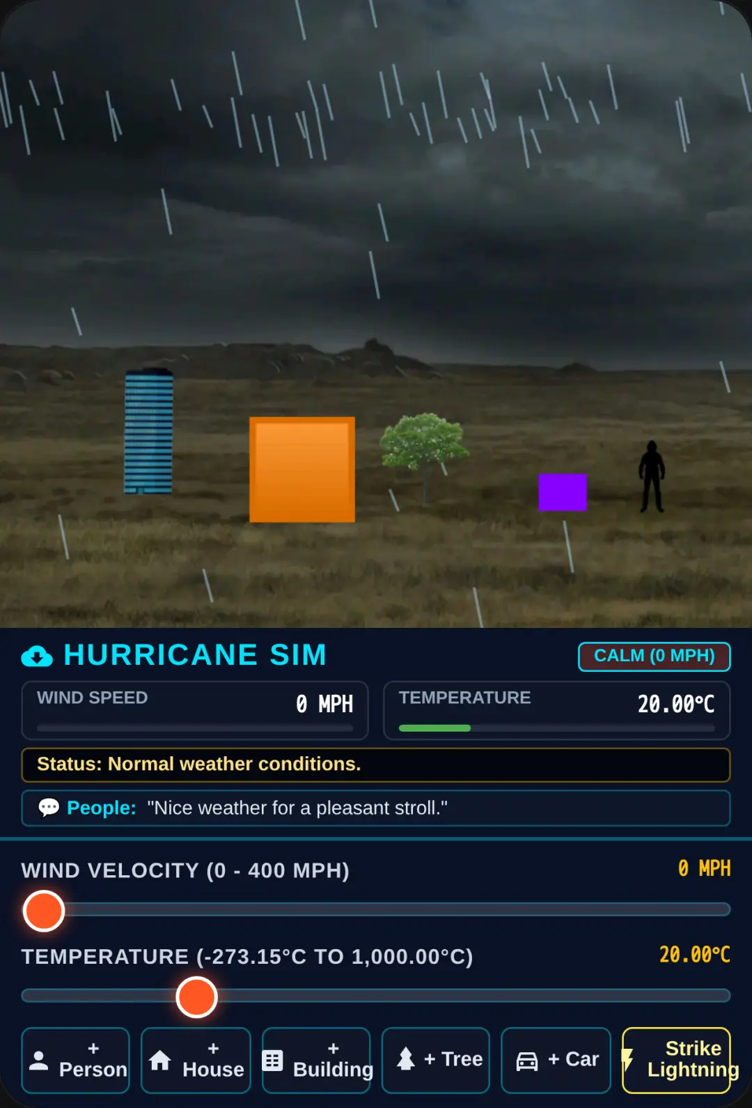 Hurricane Simulator cover