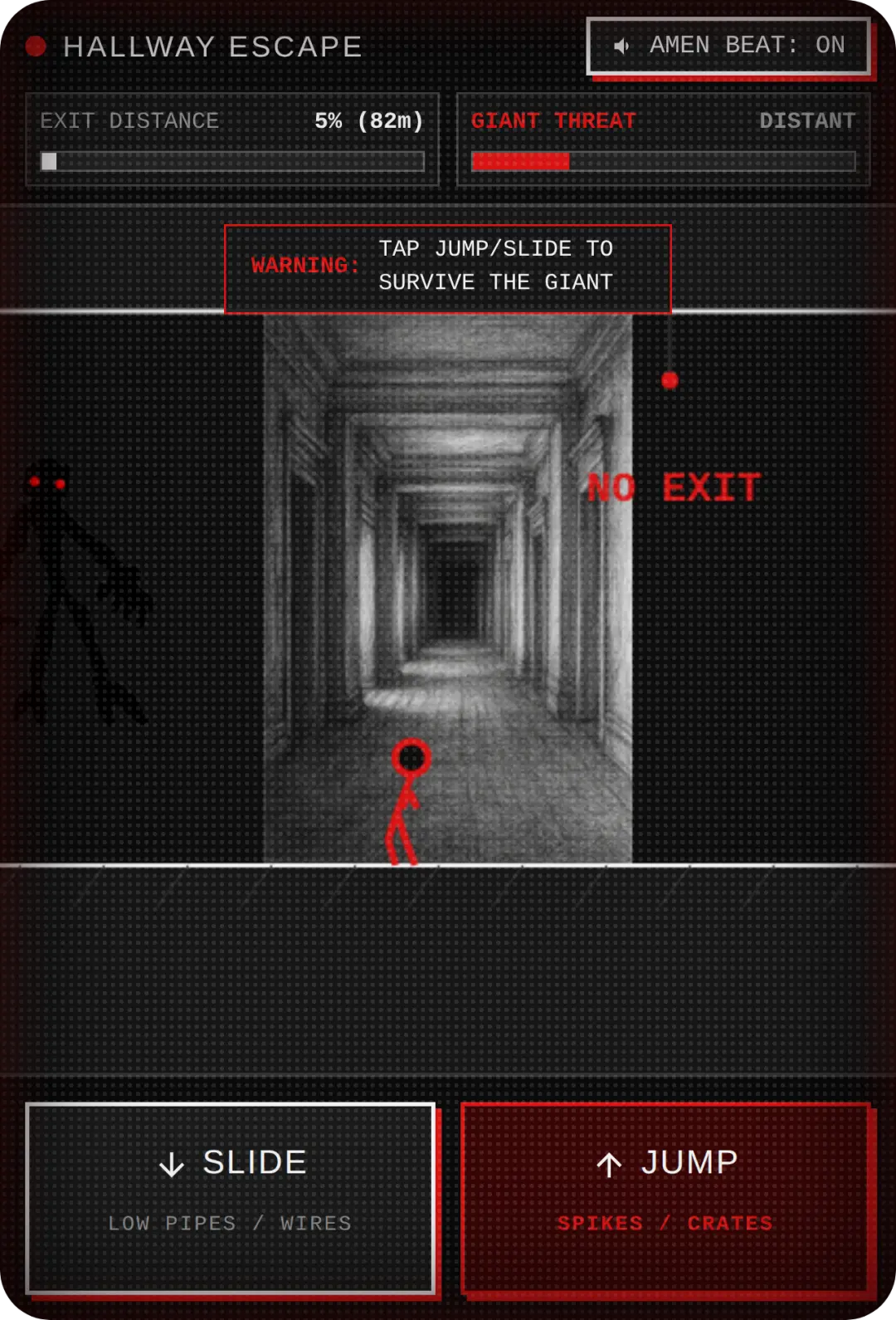 HALLWAY ESCAPE: STICKMAN HORROR cover