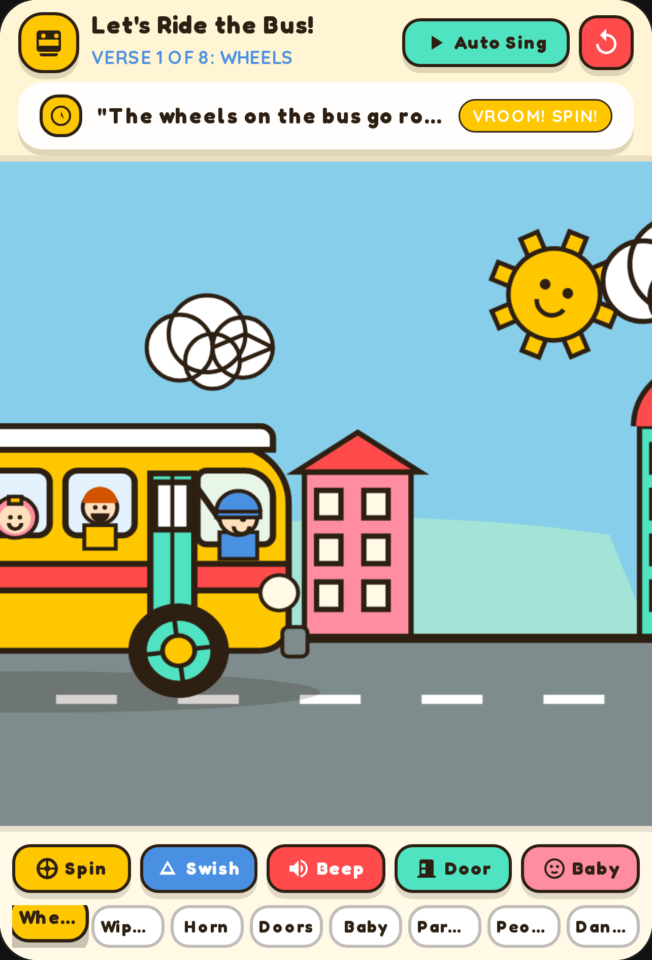 The Wheels on the Bus - Interactive Rhyme Stage cover