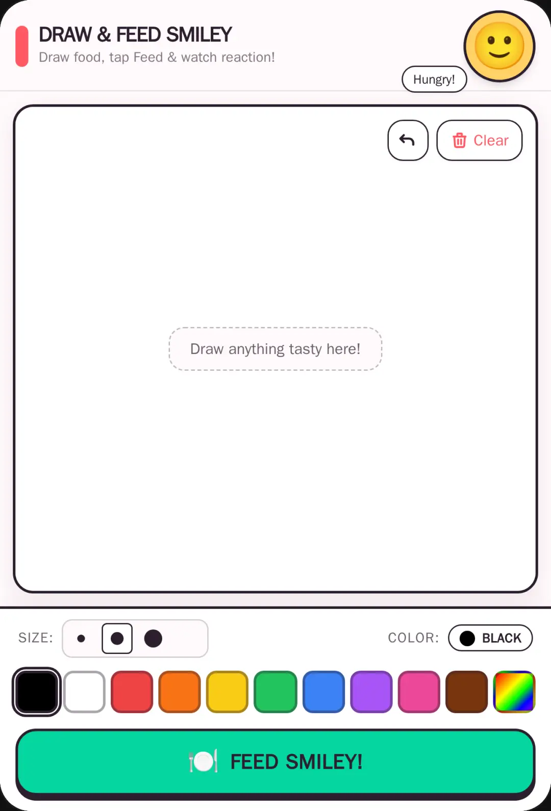 Draw & Feed Smiley🍽️ 😃 cover