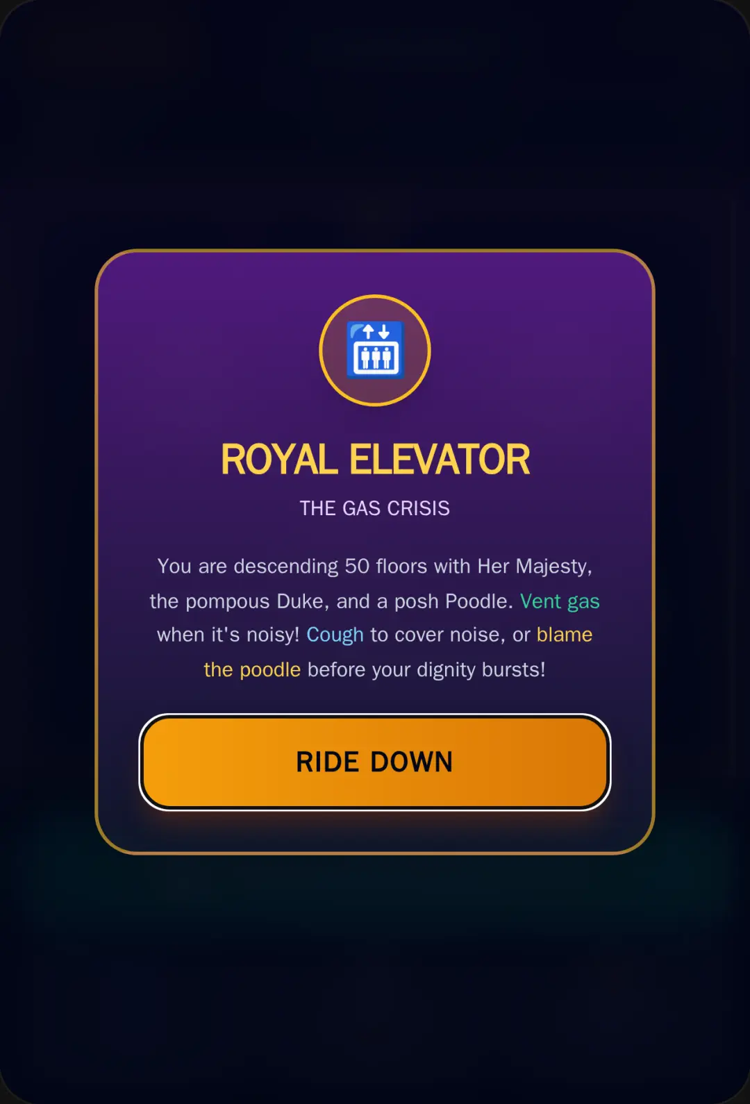 Royal Elevator: Gas Crisis cover
