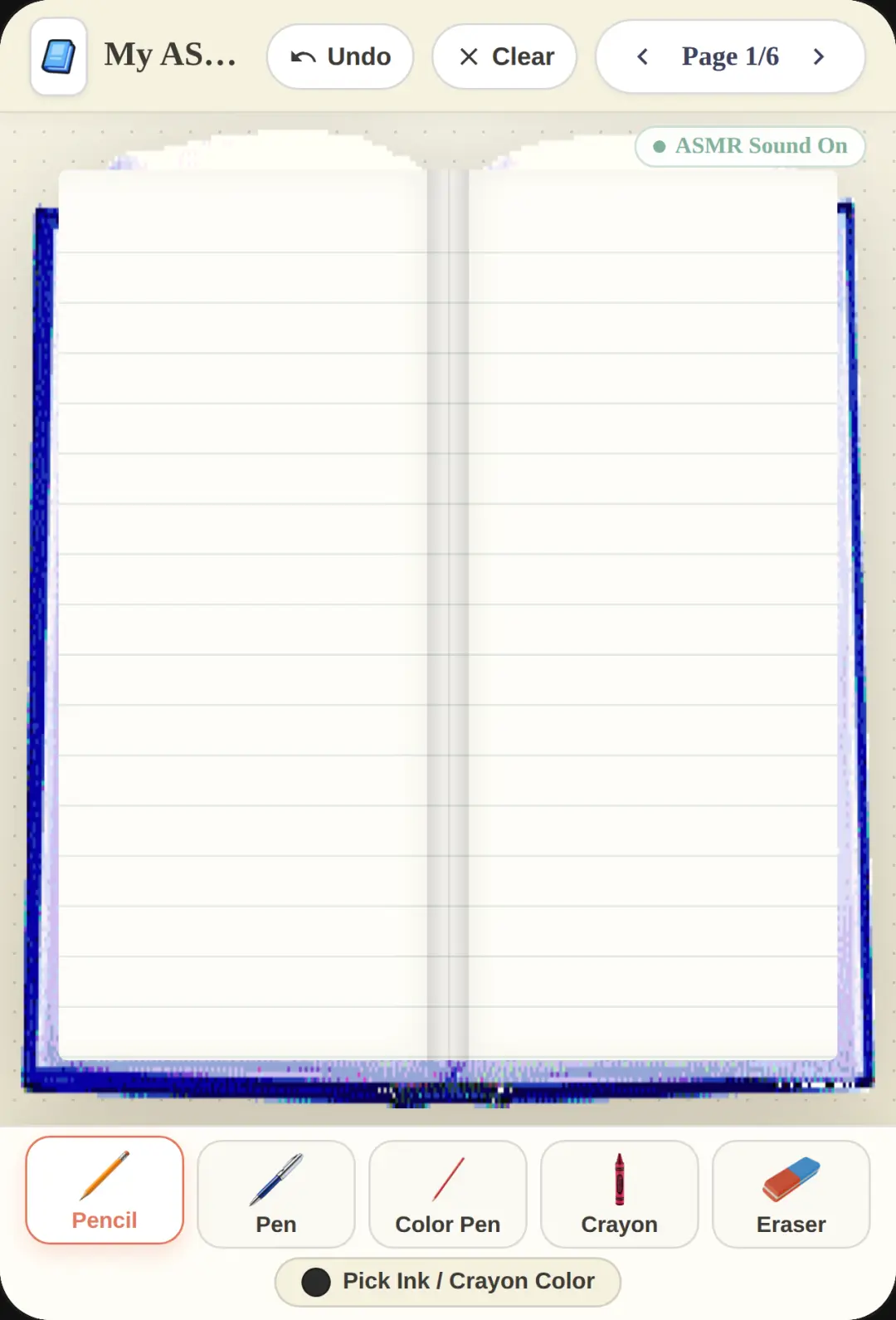 My ASMR Diary cover