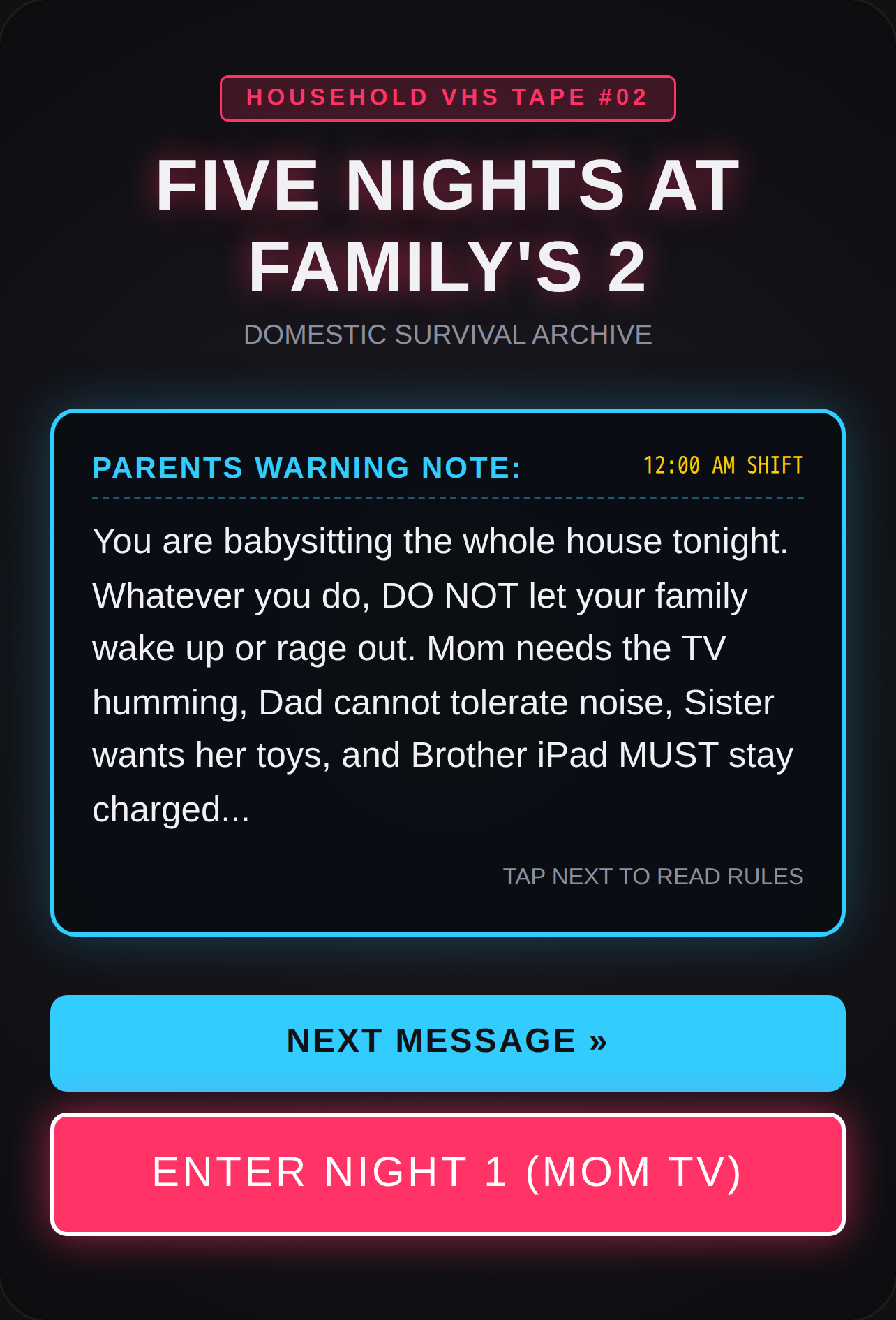 Five Nights at Family's 2 cover