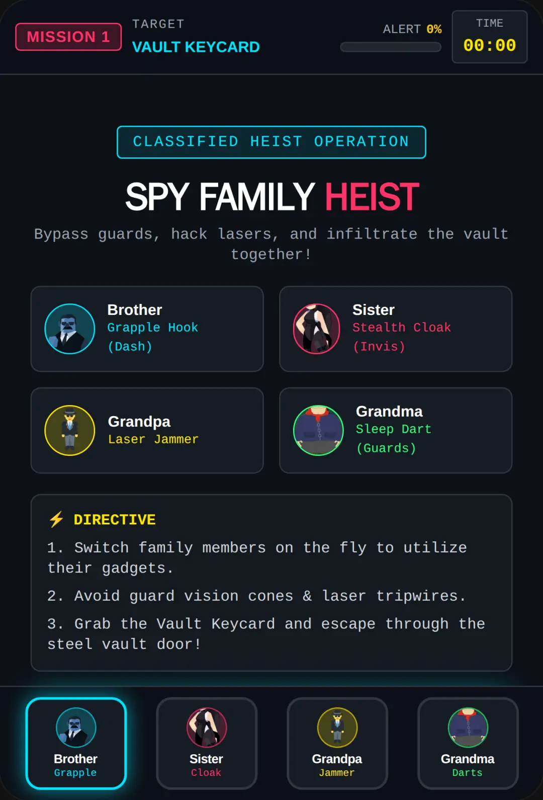 Spy Family: Vault Heist cover