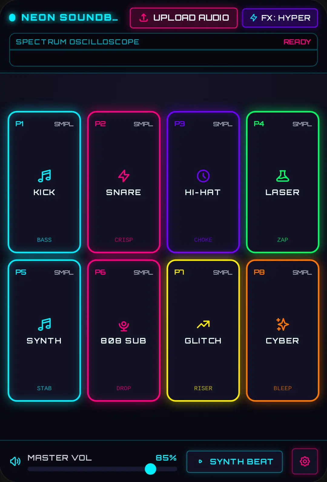 Neon Audio Effects - Soundboard cover