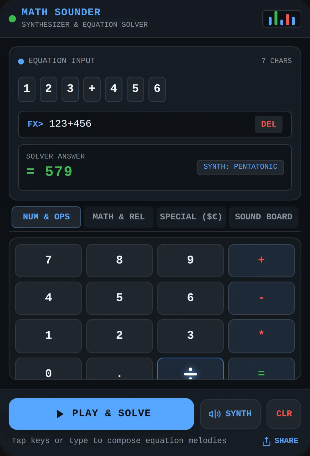 Math Sounder & Solver cover