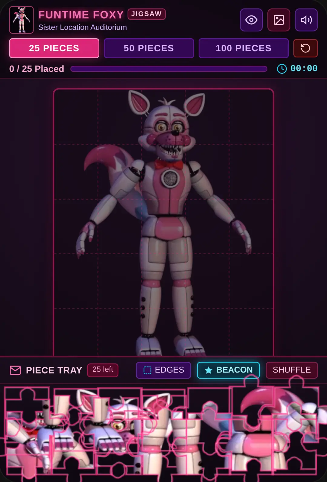 Funtime Foxy Circus Jigsaw cover