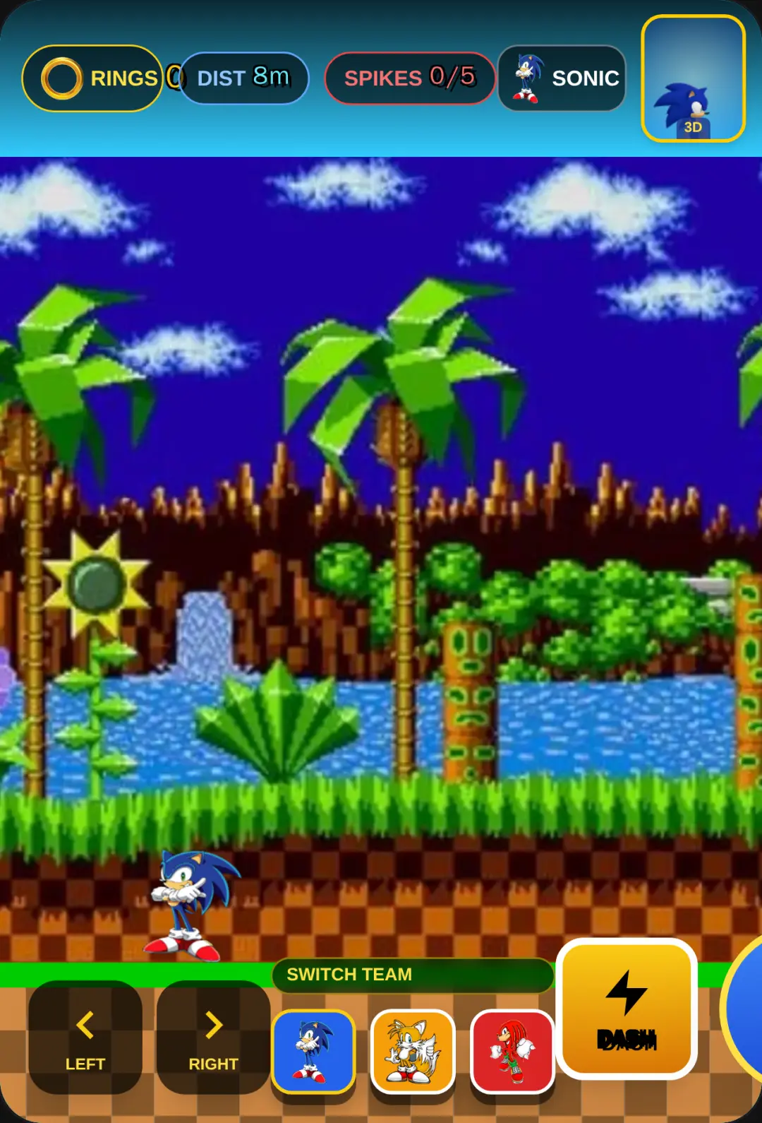 Sonic Green Hill Dash cover
