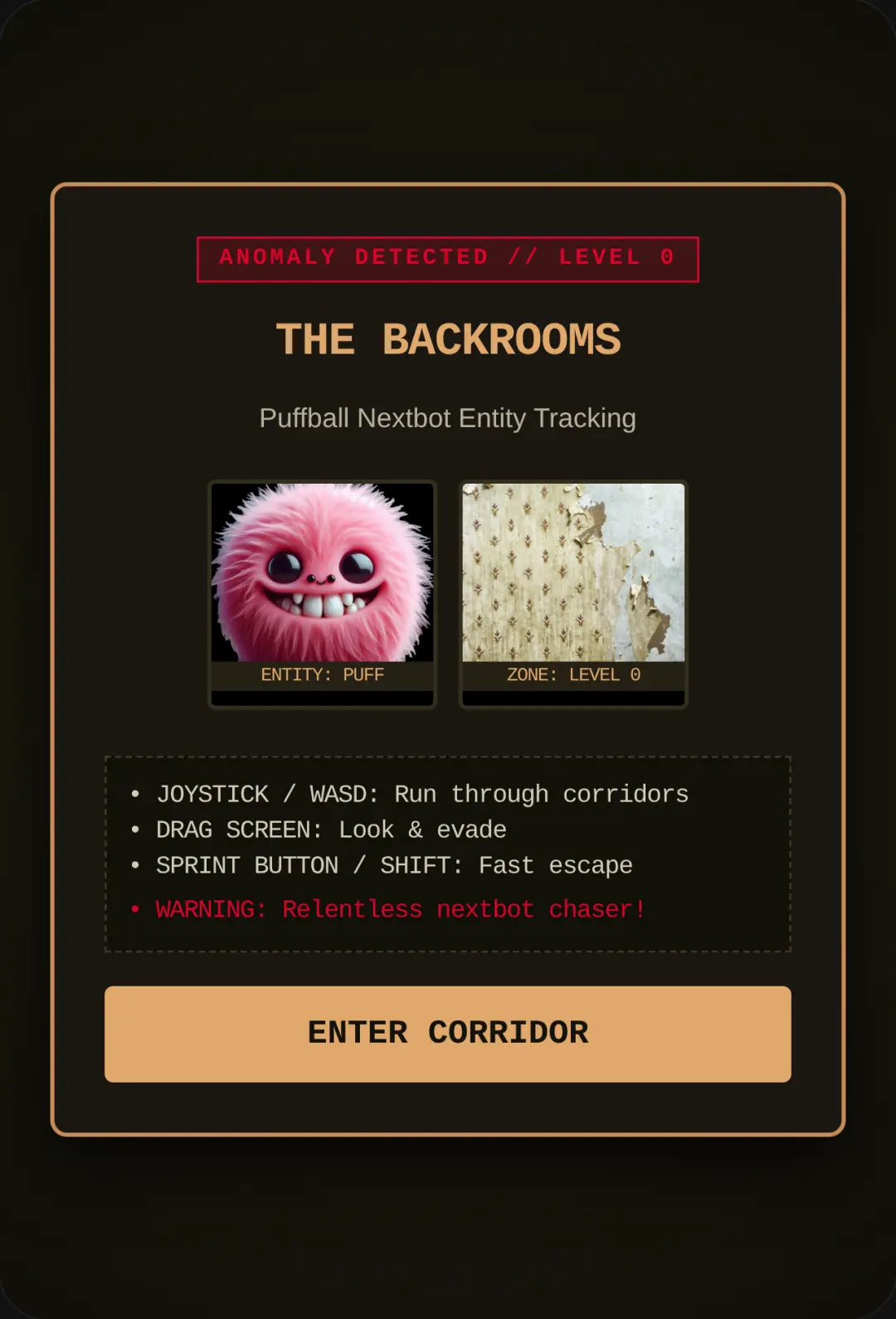 Backrooms Puffball Nextbot cover