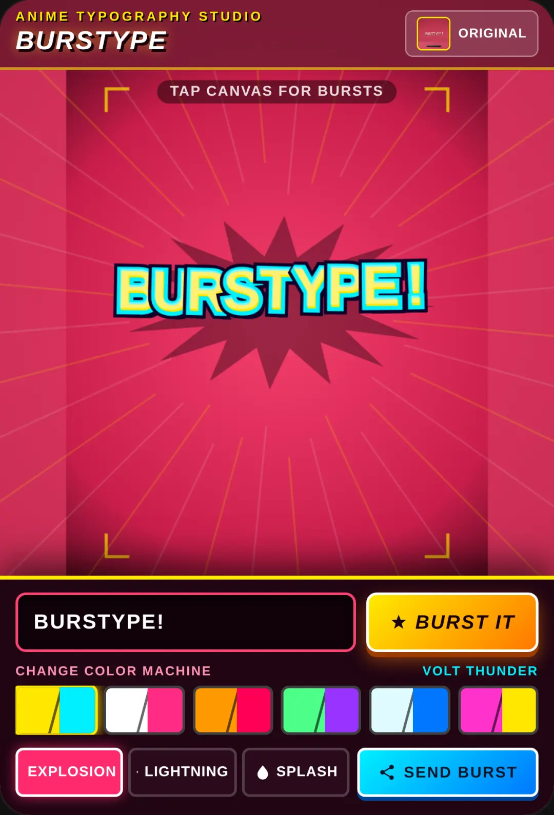 Burstype - Anime Typography Studio cover
