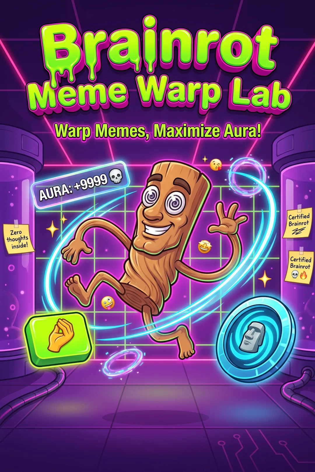 Brainrot Meme Warp Lab #