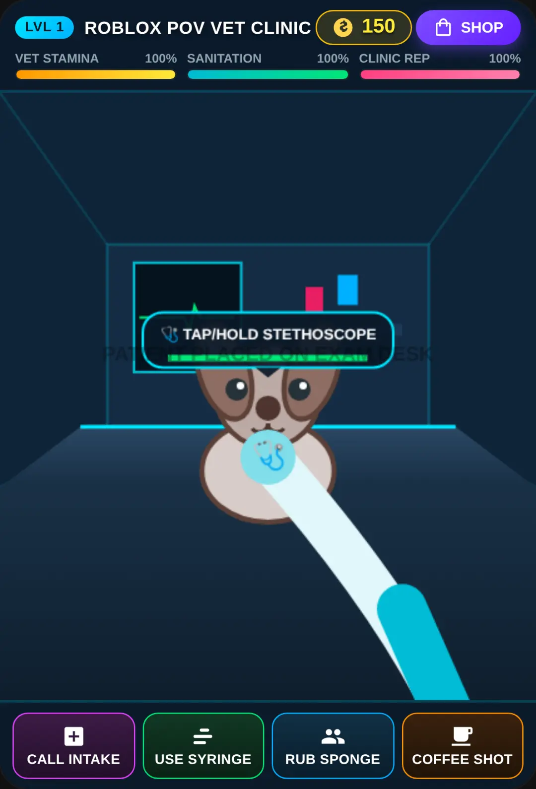 First Person POV Vet Clinic Simulator sorry try to make pet hospital from Roblox😔 cover