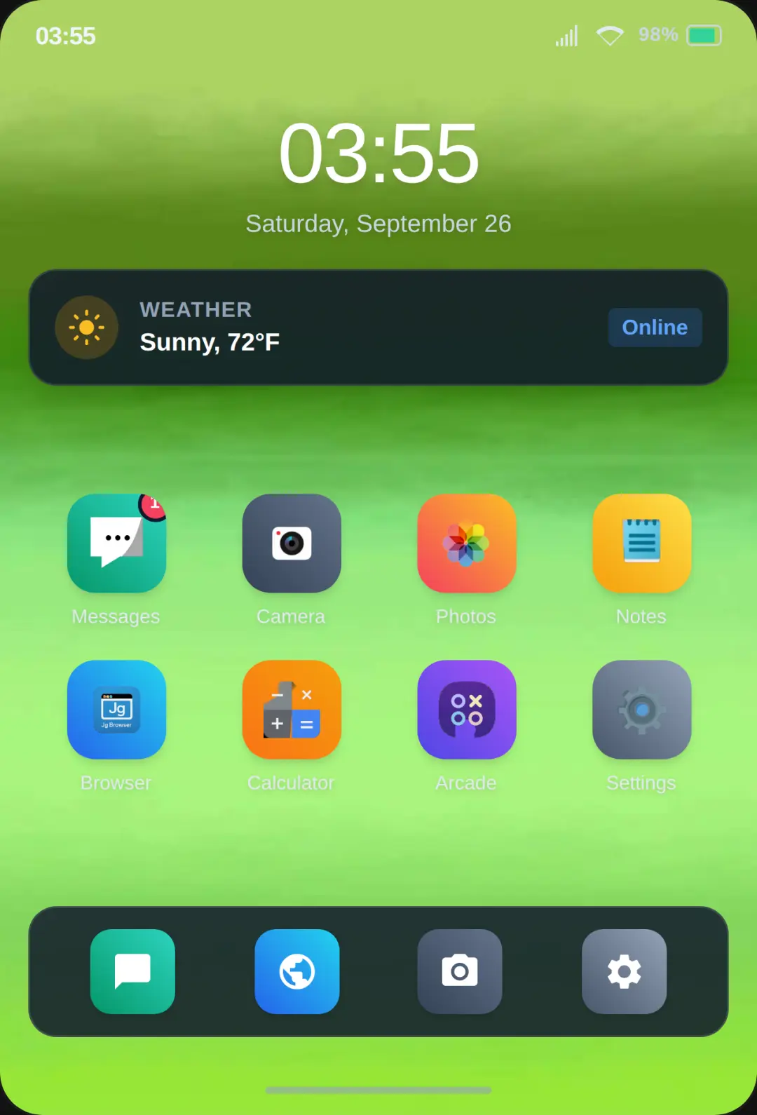 Smartphone OS cover