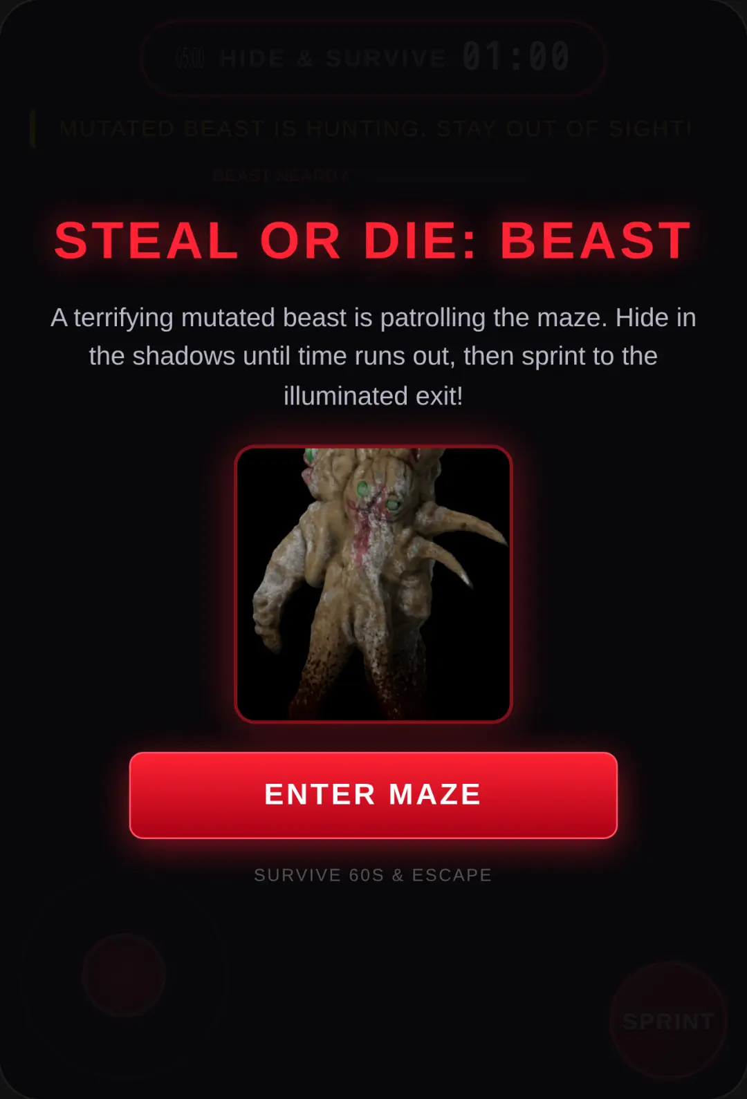 Steal or Die: Mutated Beast cover
