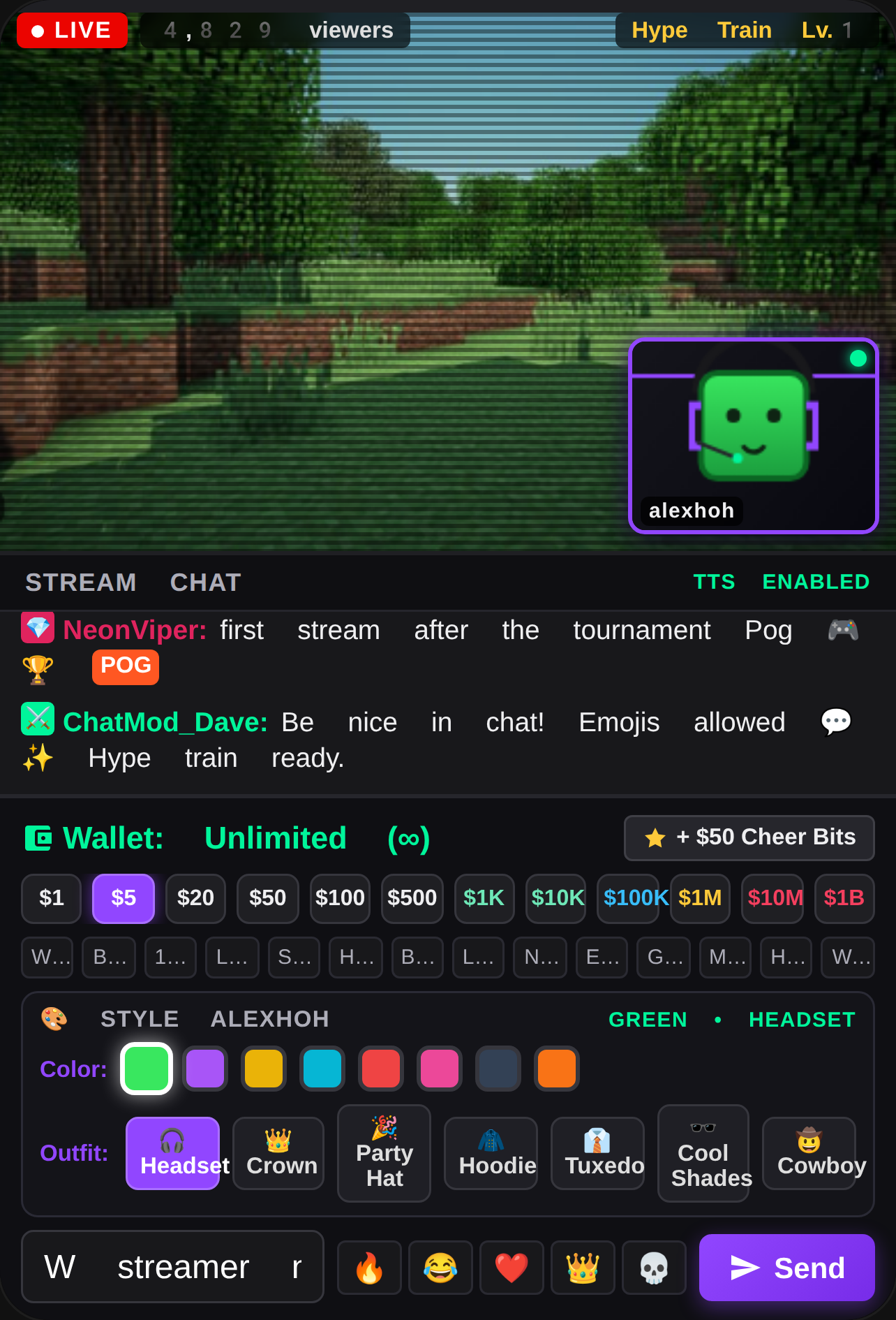 alexhoh Livestream Donation Simulator cover