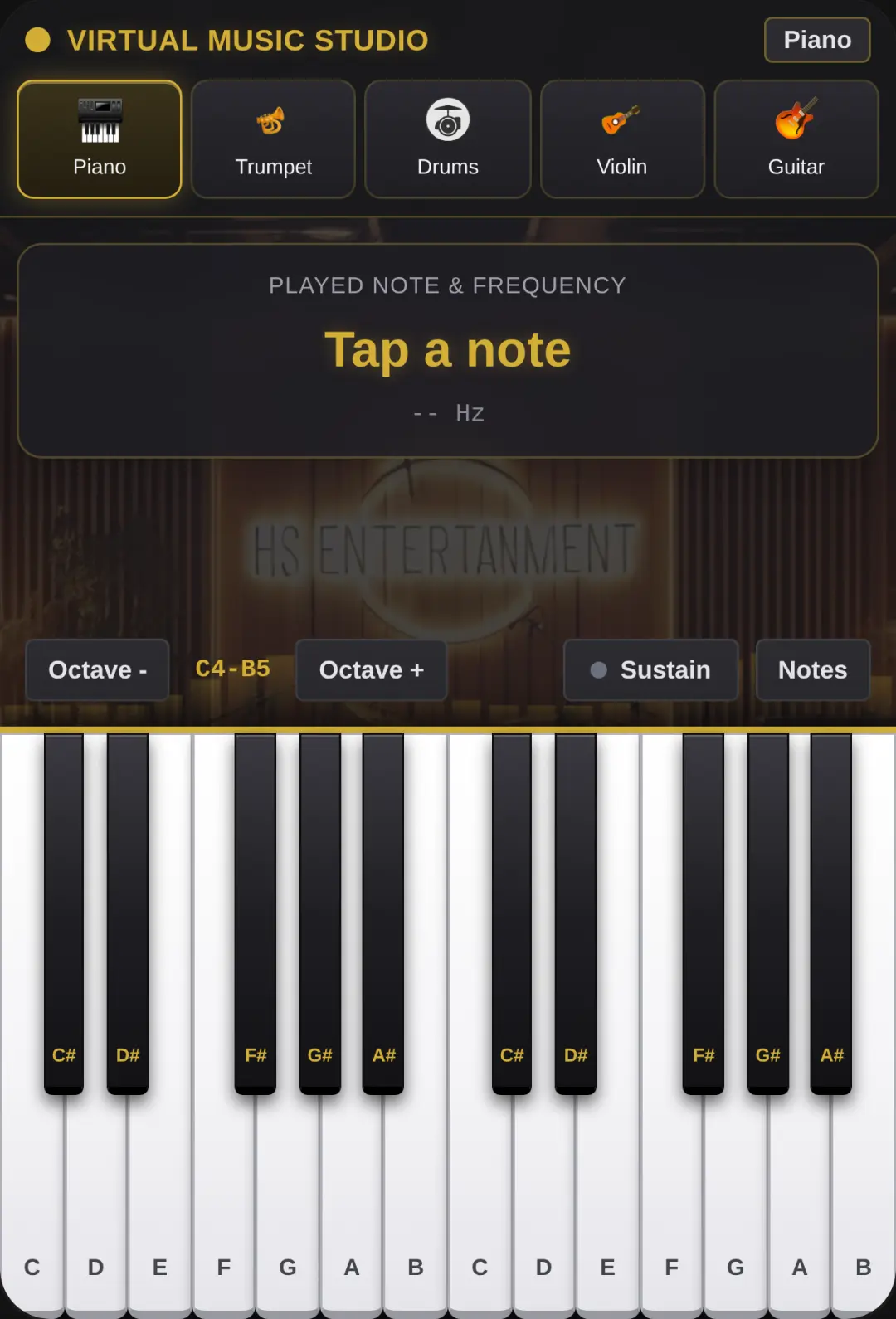 Virtual Music Studio - Piano & Instruments cover