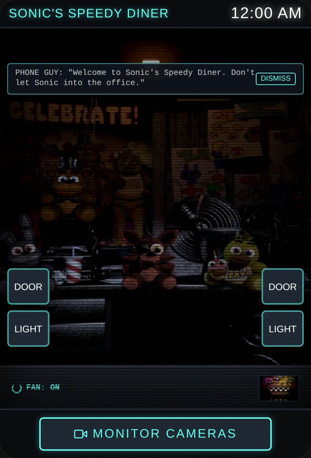 Five Nights at Sonic's Diner cover