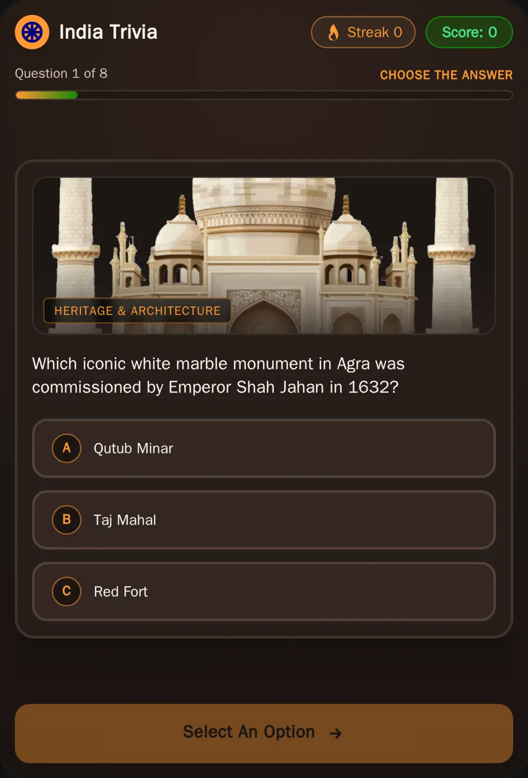 India Trivia Challenge cover