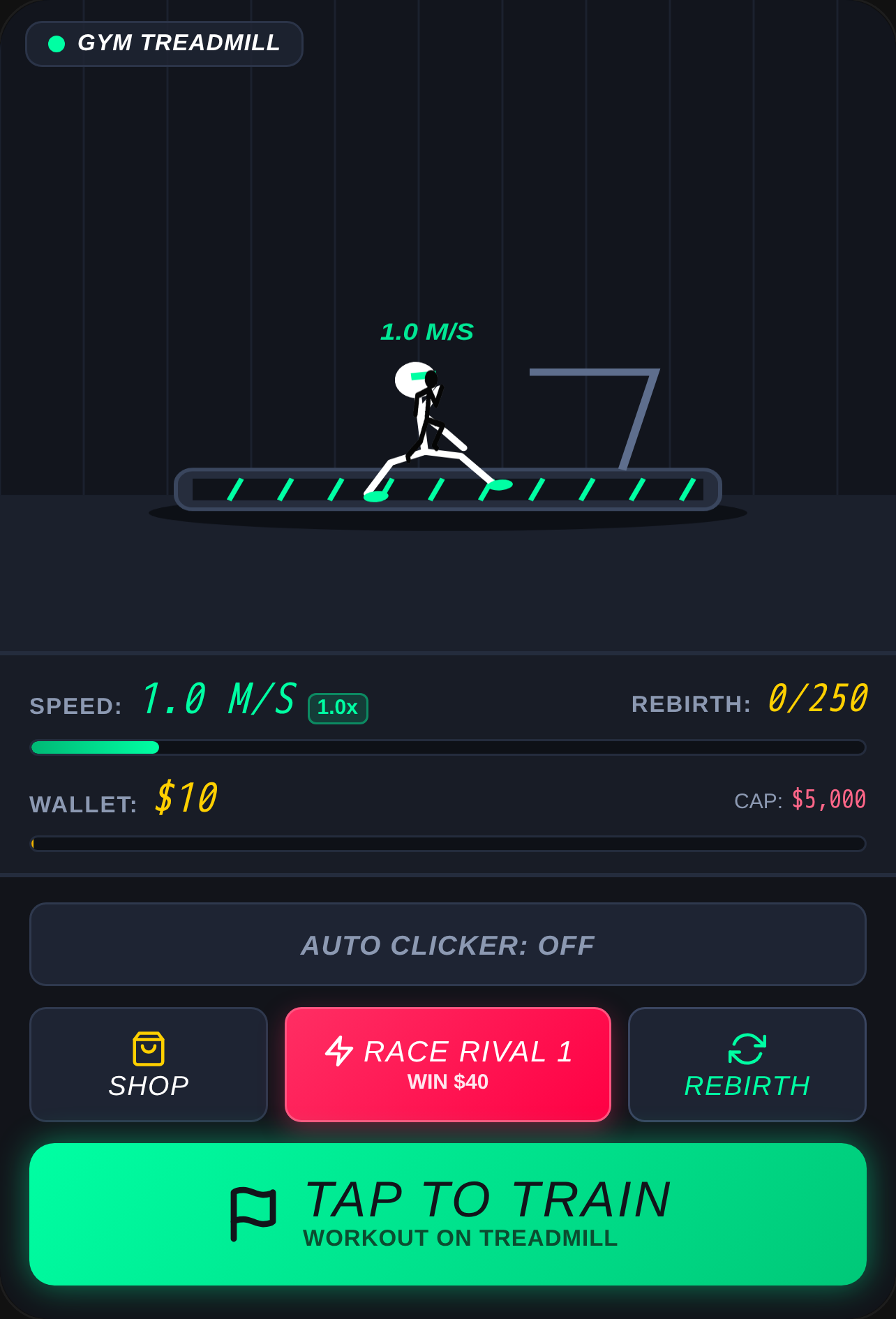 Stickman Speed Runner: Treadmill & Rival Races cover