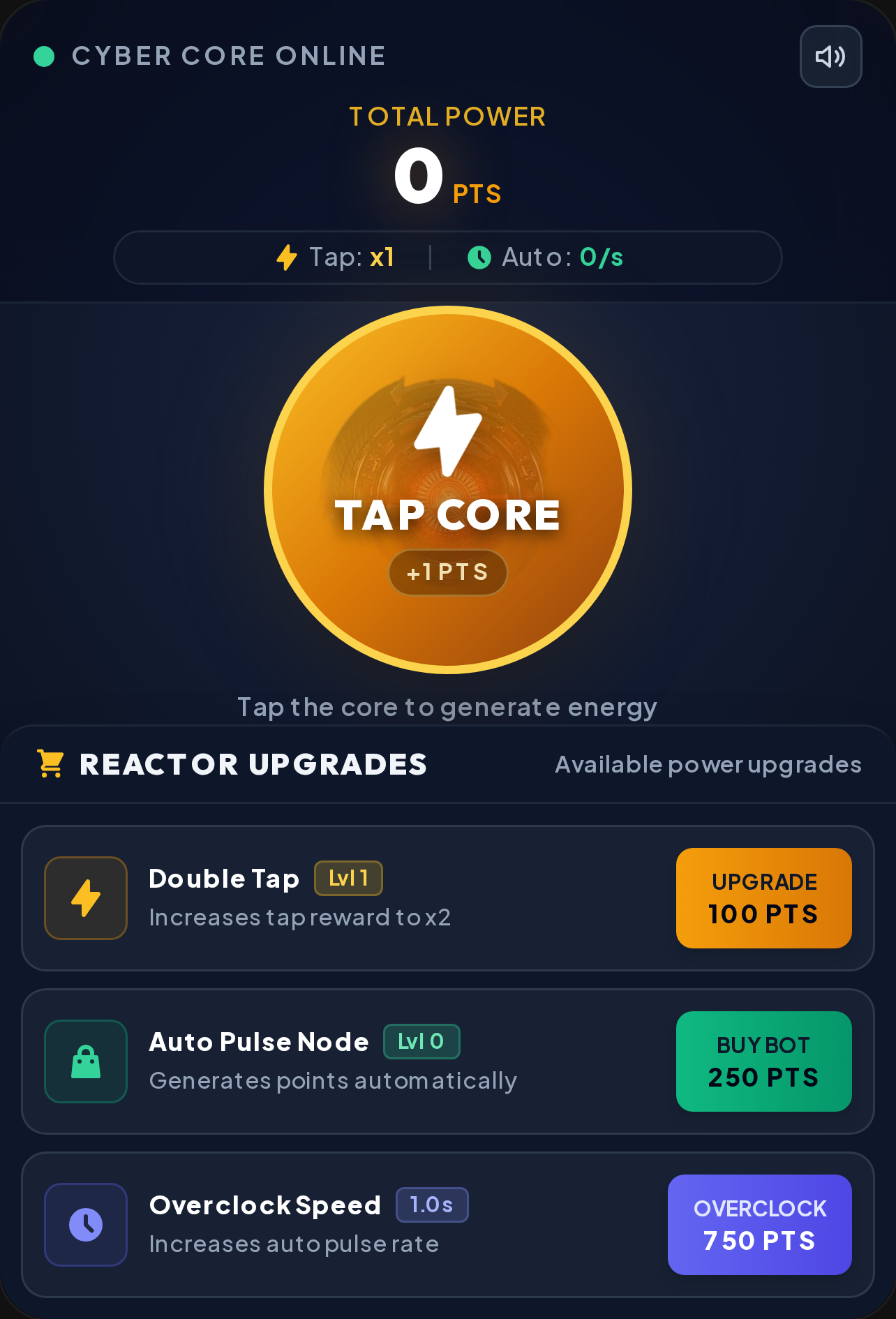 Cyber Reactor Clicker! cover