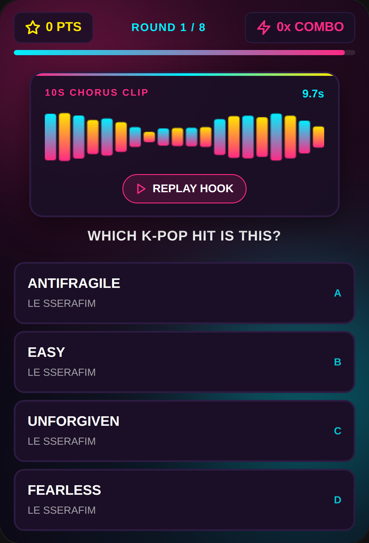 K-Pop Chorus Quiz cover