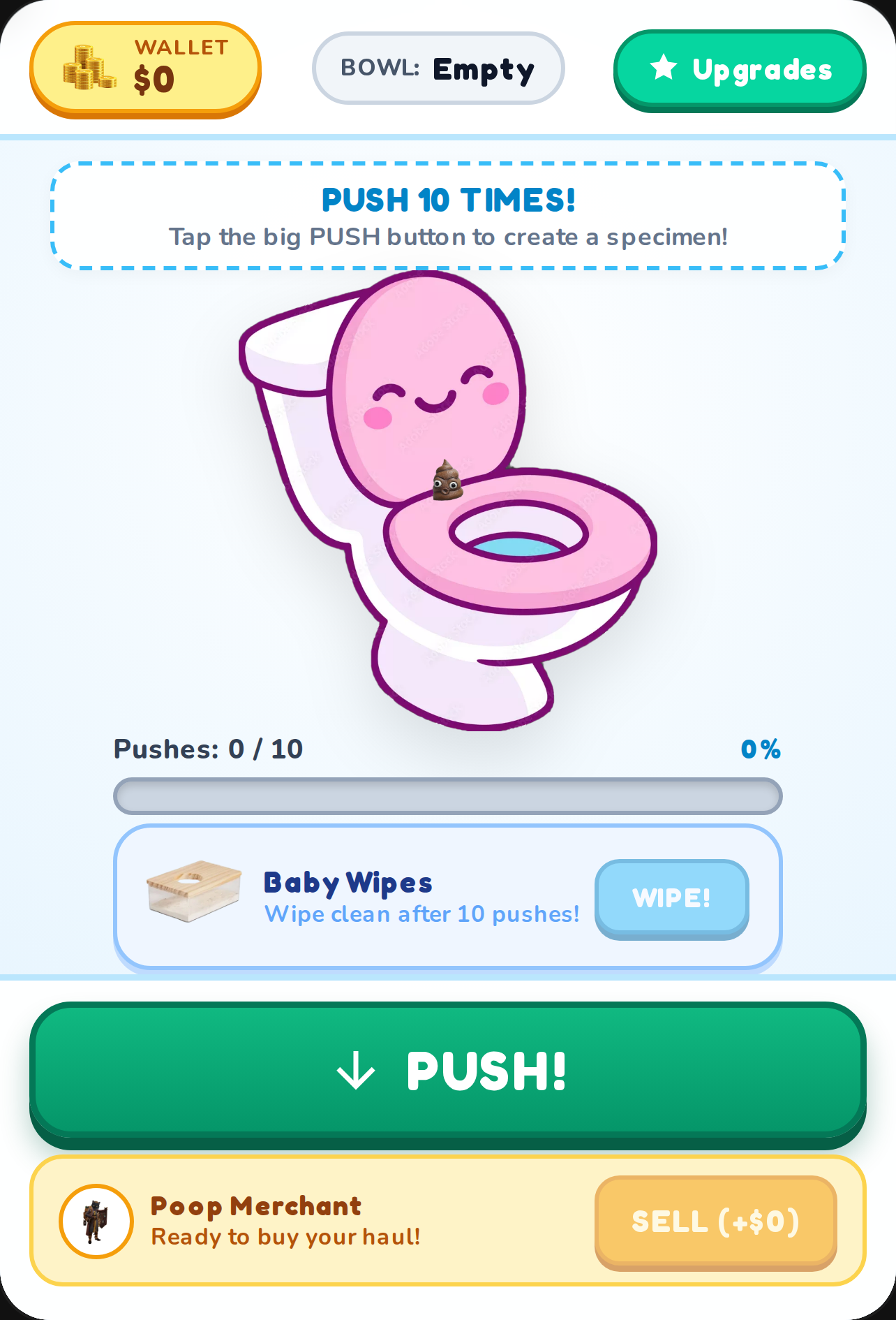 Poop and Wipe Tycoon cover