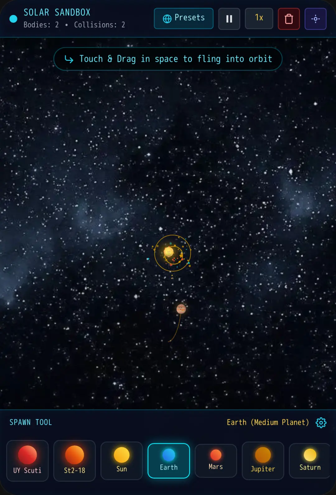 Solar Gravity Sandbox the beauty of the Galaxy or universe cover
