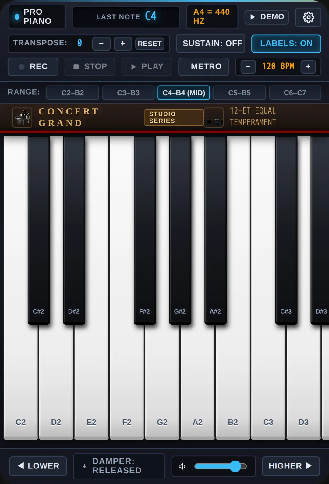 Concert Grand Virtual Piano cover