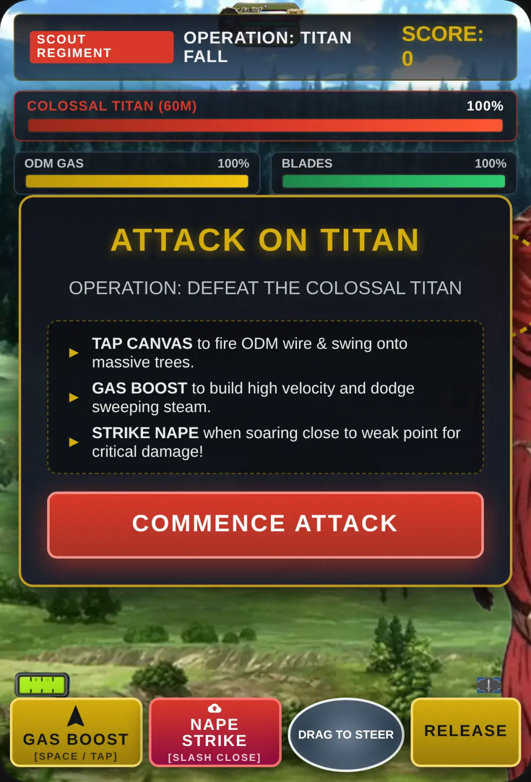 Attack on Titan: Colossal Showdown cover