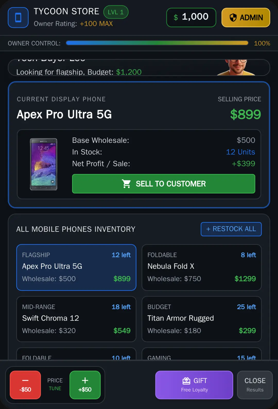 Mobile Store Tycoon cover