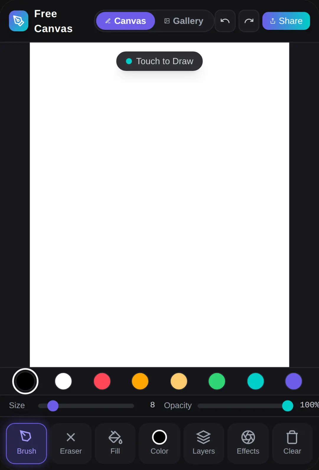Free Drawing - Canvas cover